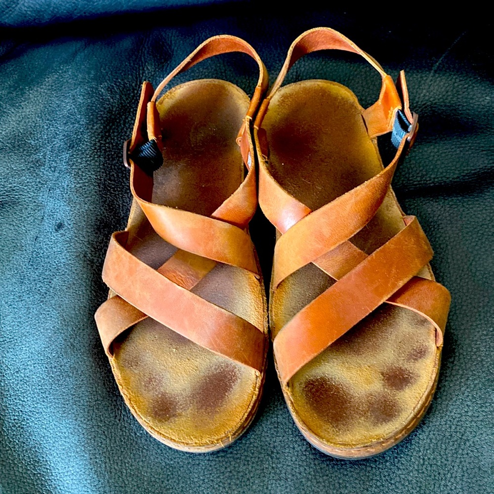 Leather Chaco Wayfarer Sandals